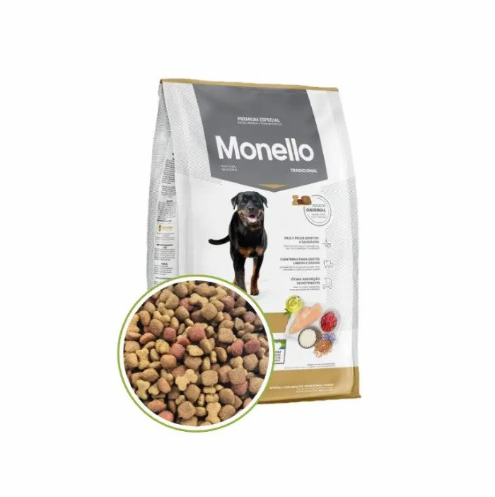 غذای خشک سگ بالغ مونلو تردیشنال | بسته ۱ کیلویی | پتشاپ هایپت شیراز