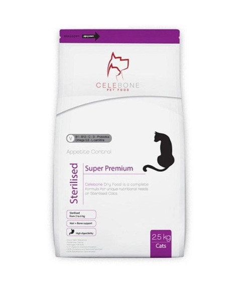 غذای خشک گربه سلبون عقیم | بسته ۲.۵ کیلویی | پتشاپ هایپت شیراز