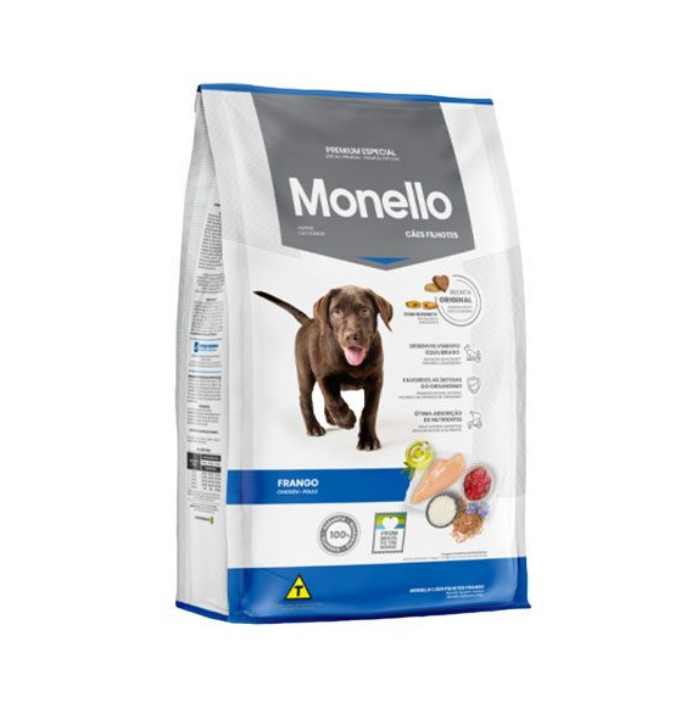 غذای خشک توله سگ مونلو پاپی | بسته ۱ کیلویی | پتشاپ هایپت شیراز