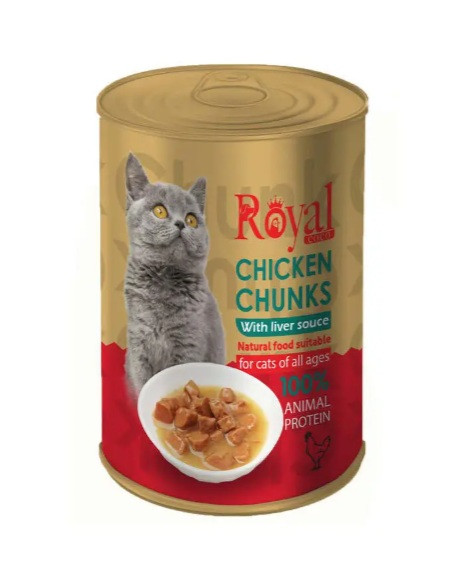 کنسرو چانک گربه رویال کوکو | طعم مرغ | ۳۸۰ گرم | پتشاپ هایپت شیراز