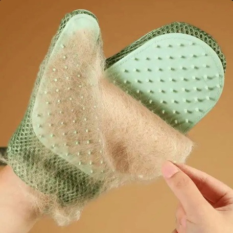 دستکش ماساژور و شستشو حیوانات | سگ و گربه | پتشاپ هایپت شیراز