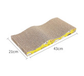 اسکرچر مقوایی گربه طرح موجدار | پتشاپ هایپت شیراز