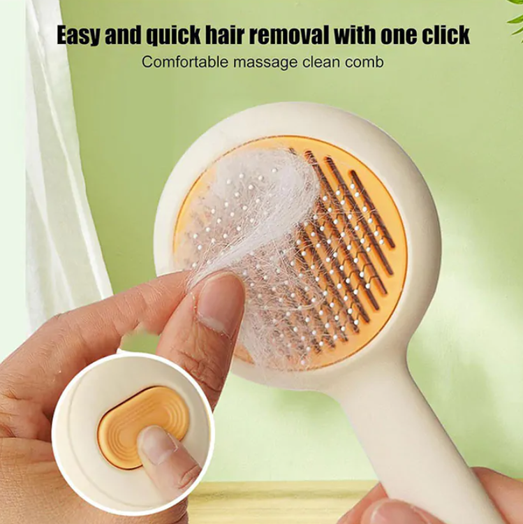 جزئیات برس سگ و گربه وارداتی | قابلیت تخلیه مو | پتشاپ هایپت شیراز