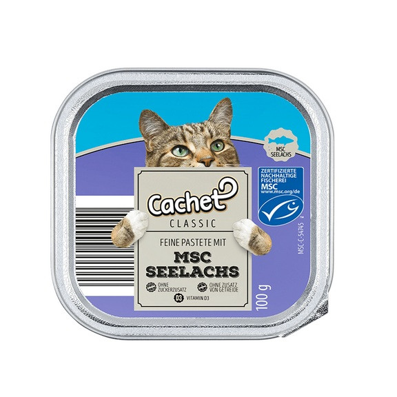 کنسرو ووم گربه کچت | طعم ماهی | ۱۰۰ گرمی | پتشاپ هایپت شیراز