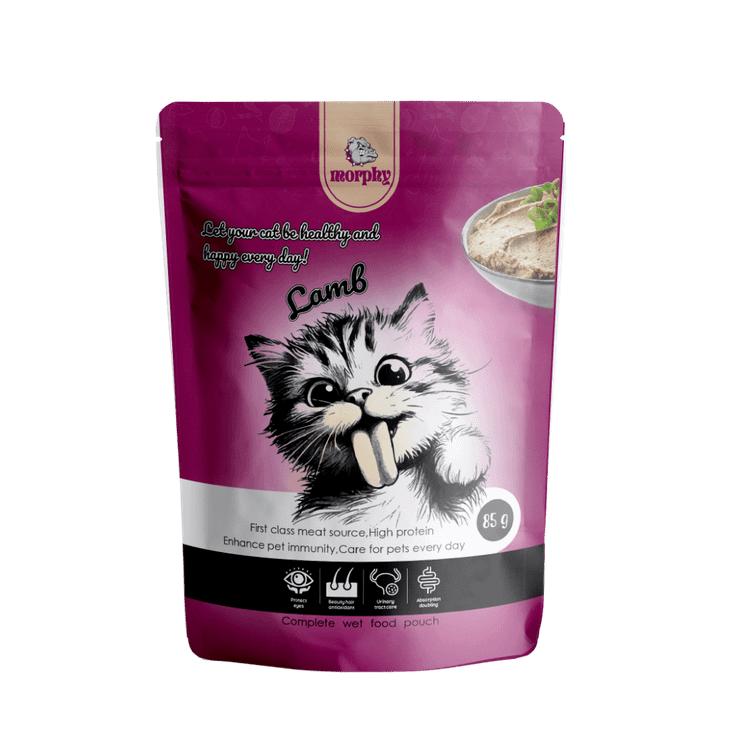 پوچ گربه مورفی | طعم گوشت بره | ۸۵ گرمی | پتشاپ هایپت شیراز