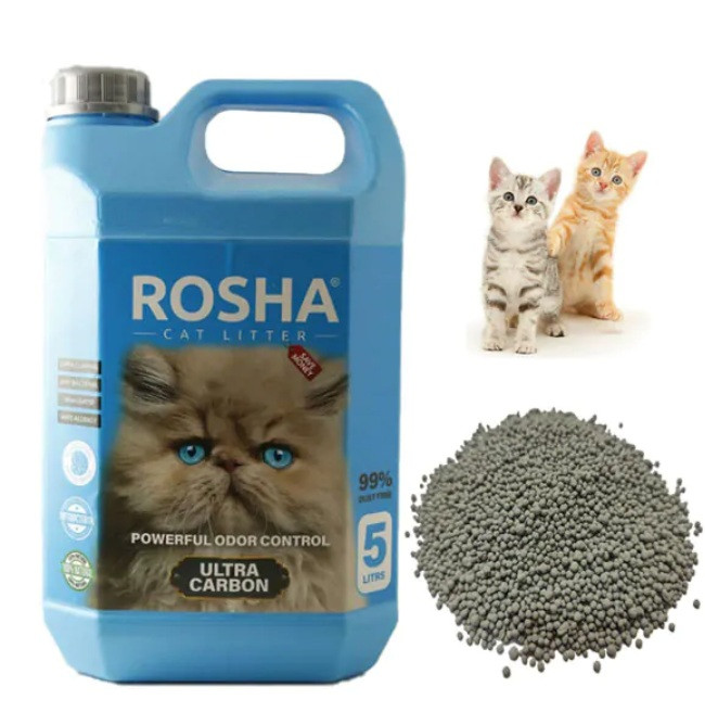 خاک گربه روشا | اولترا کربن | ۵ کیلوگرم | پتشاپ هایپت شیراز