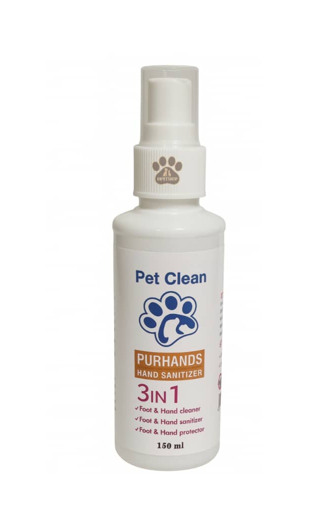 خرید اسپری ۳ کاره پنجه سگ و گربه | پاک‌کننده، ضدعفونی‌کننده و محافظ | پت‌شاپ هایپت شیراز