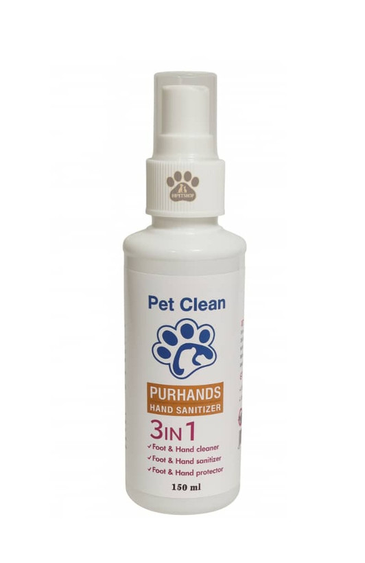 خرید اسپری ۳ کاره پنجه سگ و گربه | پاککننده، ضدعفونیکننده و محافظ | پتشاپ هایپت شیراز