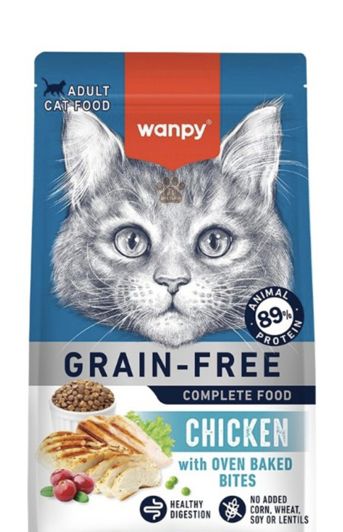 خرید غذای خشک گربه ونپی اصل با طعم مرغ | بدون غلات | پتشاپ هایپت شیراز ارسال سریع