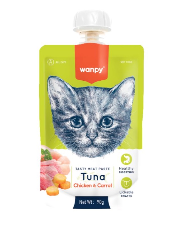 پودینگ گربه ونپی | میان‌وعده کرمی با طعم رندوم | مناسب گربه بالغ | پت‌شاپ هایپت شیراز