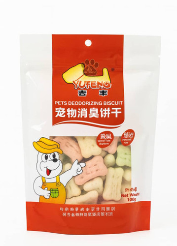 تشویقی بیسکویتی سگ یوفنگ | تشویقی دنتال سگ | خوشبوکننده دهان | مناسب آموزش | پتشاپ هایپت شیراز