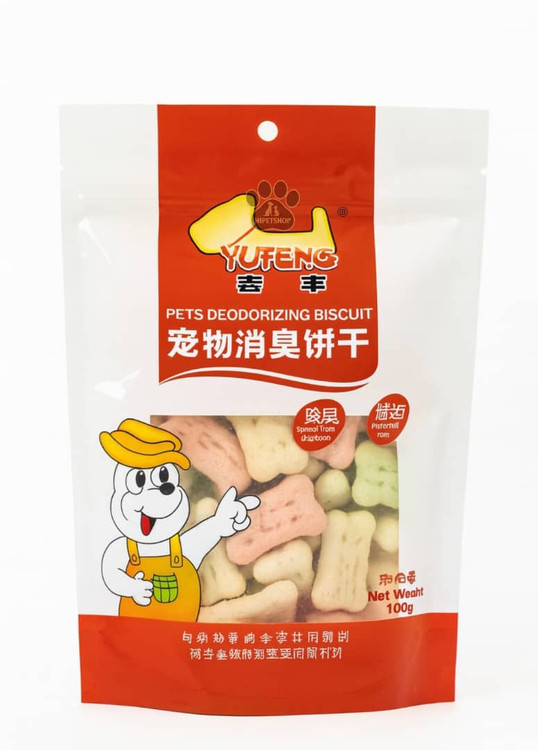 تشویقی بیسکویتی سگ یوفنگ | تشویقی دنتال سگ | خوشبوکننده دهان | مناسب آموزش | پتشاپ هایپت شیراز