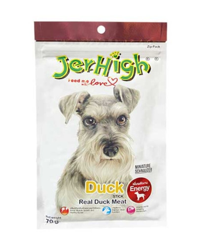 تشویقی سگ جرهای مدل اردک | نوار نرم با طعم گوشت اردک | مناسب سگ بالغ | پتشاپ هایپت شیراز