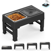 خرید ظرف آب و غذای پایهدار دو قلو | آرامخور | قابل تنظیم | وارداتی پرمیوم | پتشاپ هایپت شیراز