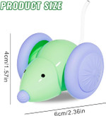 خرید اسباب بازی موش هوشمند شارژی سگ و گربه | دم نورانی LED | رنگ رندوم | ارسال فوری از پتشاپ هایپت HiPet شیراز