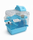 باکس همستر و قفس دو طبقه شهر بازی دار | مخصوص همستر و خوکچه هندی | طراحی سرگرمکننده و ایمن | پتشاپ هایپت HiPet شیراز | ارسال سریع شیراز