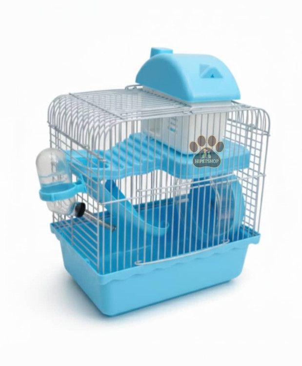 باکس همستر و قفس دو طبقه شهر بازی دار | مخصوص همستر و خوکچه هندی | طراحی سرگرمکننده و ایمن | پتشاپ هایپت HiPet شیراز | ارسال سریع شیراز