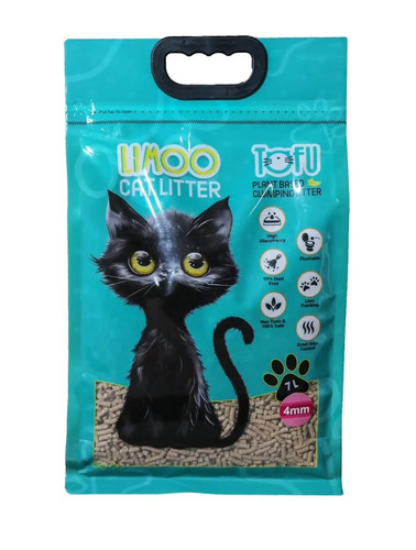 خاک گربه توفو لیمو ۷ لیتری | گیاهی و بدون گرد و غبار | پتشاپ هایپت شیراز