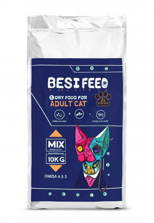 غذای خشک گربه بالغ بست فید ۱ کیلوگرم | best feed | پتشاپ هایپت