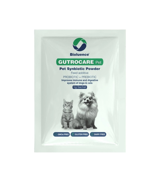 خرید پودر پروبیوتیک سگ و گربه GUTROCARE | بسته ۴ عددی | درمان اسهال سگ و گربه