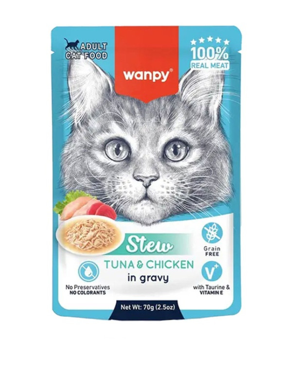 پوچ گربه ونپی با طعم مرغ و خرچنگ – پتشاپ هایپت