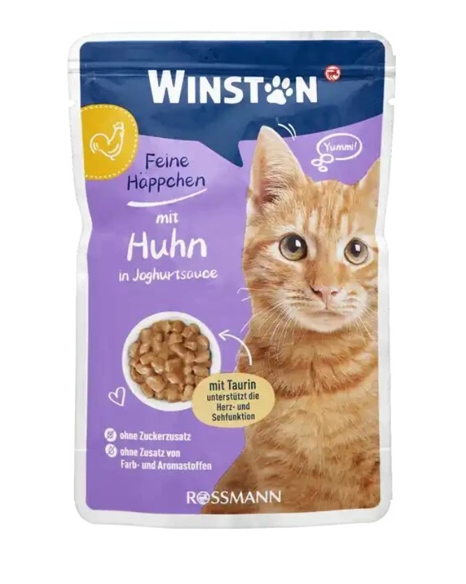 پوچ گربه وینستون ۱۰۰ گرمی مناسب تمام گربه‌ها – پت‌شاپ هایپت