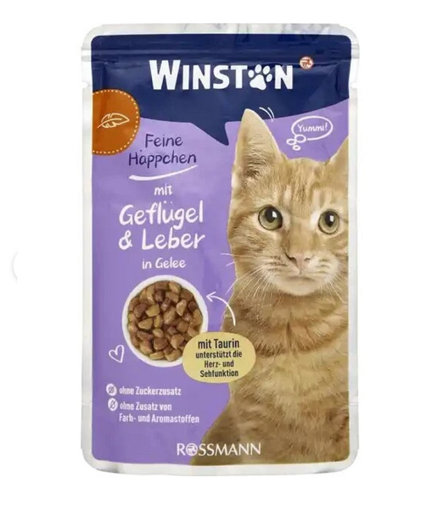 پوچ گربه وینستون طعم اردک و شکار – پتشاپ هایپت در شیراز