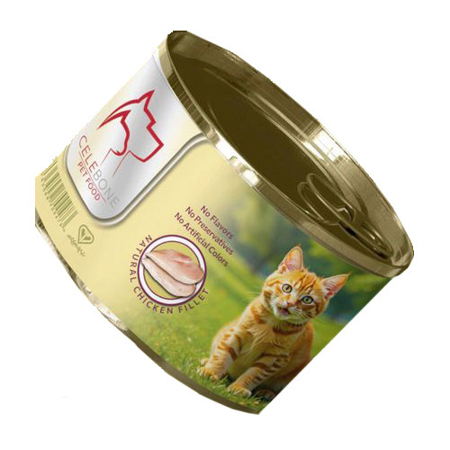 کنسرو نچرال گربه سلبون طعم مرغ ۱۷۰ گرمی غذای تر باکیفیت – پتشاپ هایپت