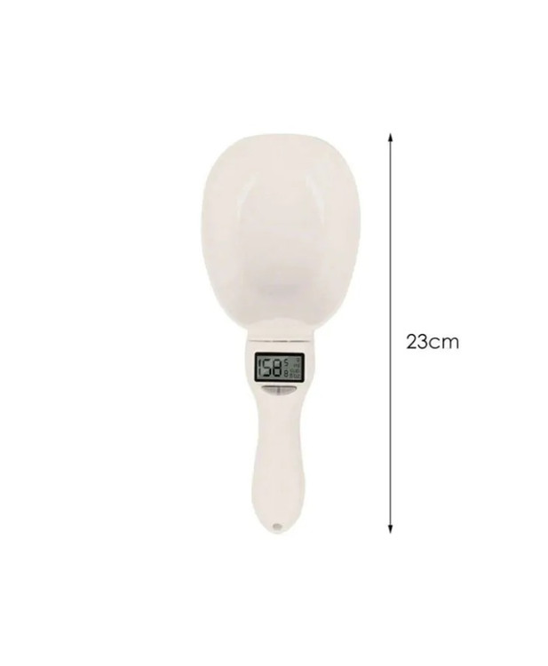 ابعاد پیمانه دیجیتال غذای سگ و گربه | اندازهگیری دقیق وعدههای غذایی پت