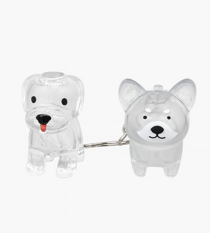 جاکلیدی شیشهای یادگاری پت | نگهدارنده موی سگ و گربه | پتشاپ HiPet