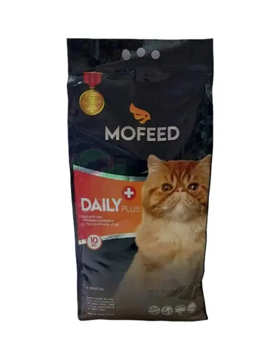 غذای خشک گربه مفید دیلی پلاس | پروتئین ۹۰٪ ماهی اوشن | غذای پرمیوم ایرانی | پتشاپ هایپت