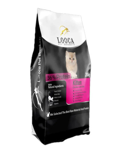 غذای خشک بچه گربه لوکا پابلو کیتن | غذای مخصوص بچه گربه | رشد سالم و قوی | غذای ایرانی با کیفیت