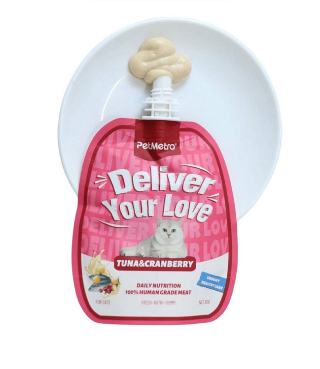 عکس بافت پودینگ درمانی گربه پت مترو | مراقبت کلیه و مجاری ادراری | ماهی تن و کرنبری | پتشاپ هایپت