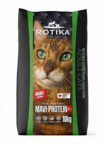 غذای گربه بالغ روتیکا | فرمولاسیون خارجی | خوشخوراک و تقویتکننده پوست و مو | پتشاپ هایپت