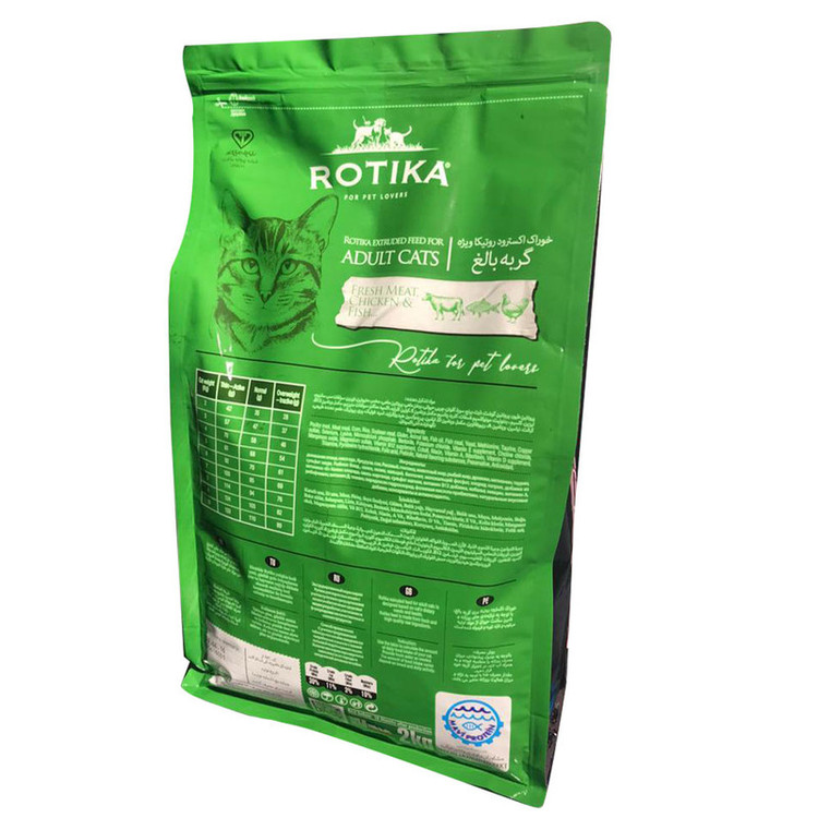 جدول مصرف غذای گربه روتیکا | شرکت ماوی ترکیه | بهترین غذای ایرانی گربه | پتشاپ HiPet