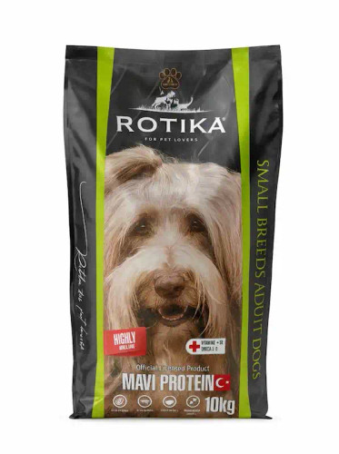 غذای سگ بالغ نژاد کوچک روتیکا Rotika | فرمولاسیون خارجی و لیسانس Mavi Protein ترکیه| پت شاپ هایپت