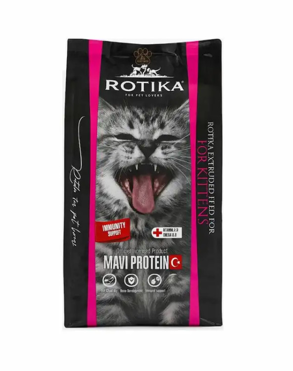 غذای بچهگربه روتیکا | فرمولاسیون خارجی | رشد سالم و هضم آسان | پتشاپ HiPet