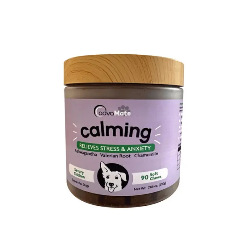 مکمل آرام‌بخش سگ ادوا‌میت آمریکایی Calm­ing مدل Soft Chew (پک ۴ عددی)