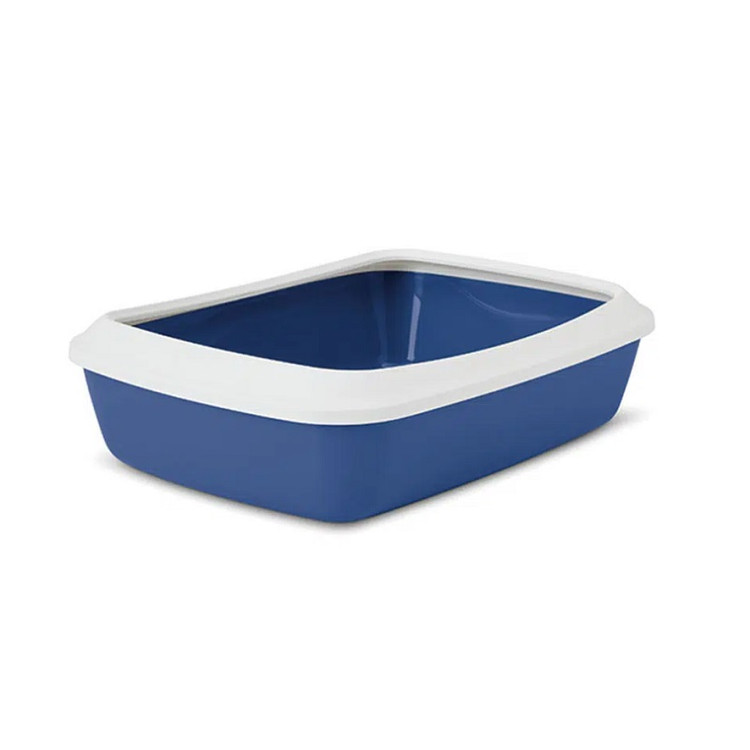 ظرف خاک لبهدار گربه ساویک بلژیک سایز کوچک | رنگ متنوع | hipetshop.ir