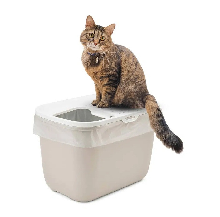 ظرف توالت گربه مدل هاپ این درب از بالا ساویک بلژیک | باکس توالت گربه | هایپت