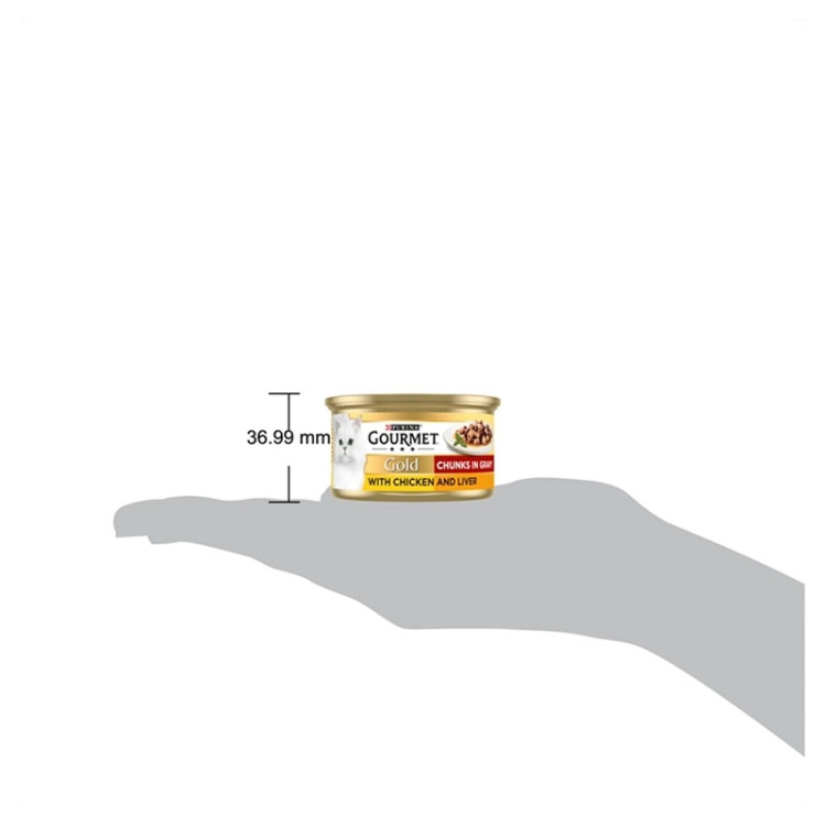 اندازه و حجم کنسرو گورمت گربه - هایپتشاپ شیراز