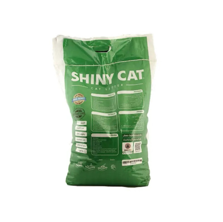 عکس مشخصات خاک بستر گربه شاینی کت کربن دار - کنترل بو و کلامپ سریع - 10 کیلویی - پت شاپ هایپت شیراز