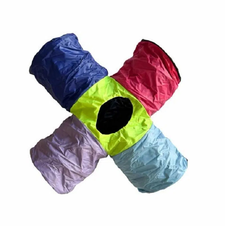 تونل بازی 4 طرفه گربه - بهترین تونل گربه با جنس ضد خراش و تاشو