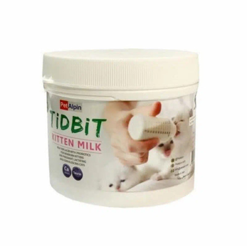 شیر خشک بچه گربه تیدبیت ۳۰۰ گرمی Pet Alpin Tidbit Kitten Milk مخصوص گربه نوزاد