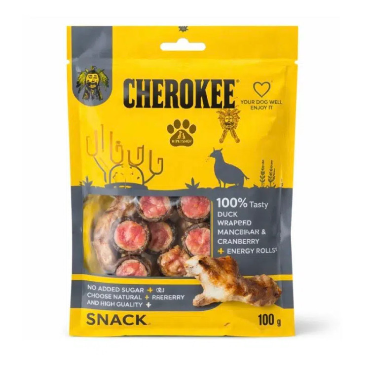 تشویقی سگ چروکی کرن بری _ رول انرژی اردک سگ _ پت شاپ هایپت شیراز