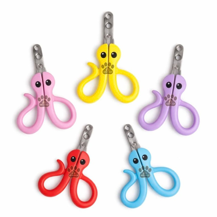 مجموعه ۵ رنگ ناخنگیر پت مدل اختاپوس برای سگ و گربه و خرگوش