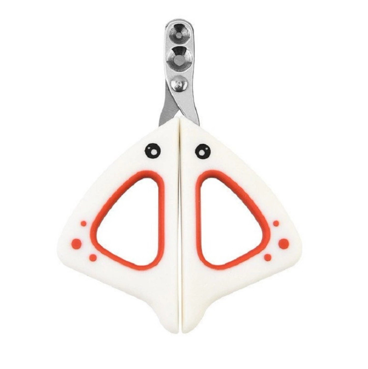 ناخنگیر فانتزی سگ، گربه و جوندهها . برش ایمن و بدون درد .طرح موش رنگ سفید