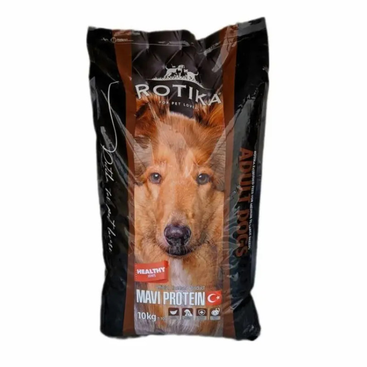Rotika Large Breed Adult Dog Food under Mavi Protein license