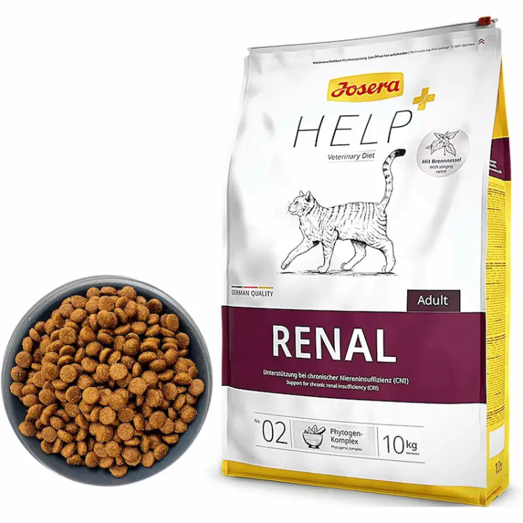 شکل دانه های غذای گربه رنال جوسرا درمانی Josera Renal Cat Food برای مشکلات کلیوی