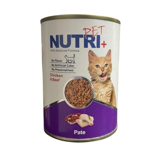 کنسرو گربه نوتری پلاس طعم مرغ و گوشت ۴۲۵ گرمی